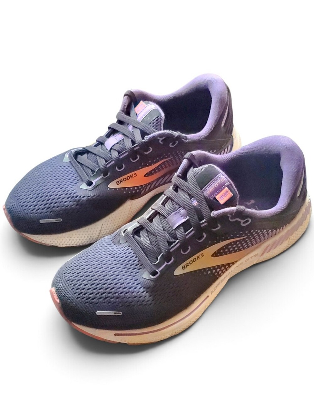 Brooks Adrenaline GTS Women’s Running Shoes Black Purple Coral